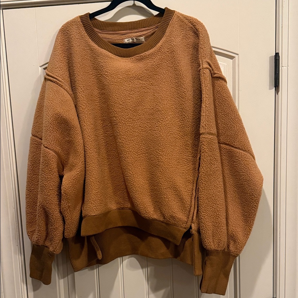 FP Movement by Free People Tan Crew Neck Sweater